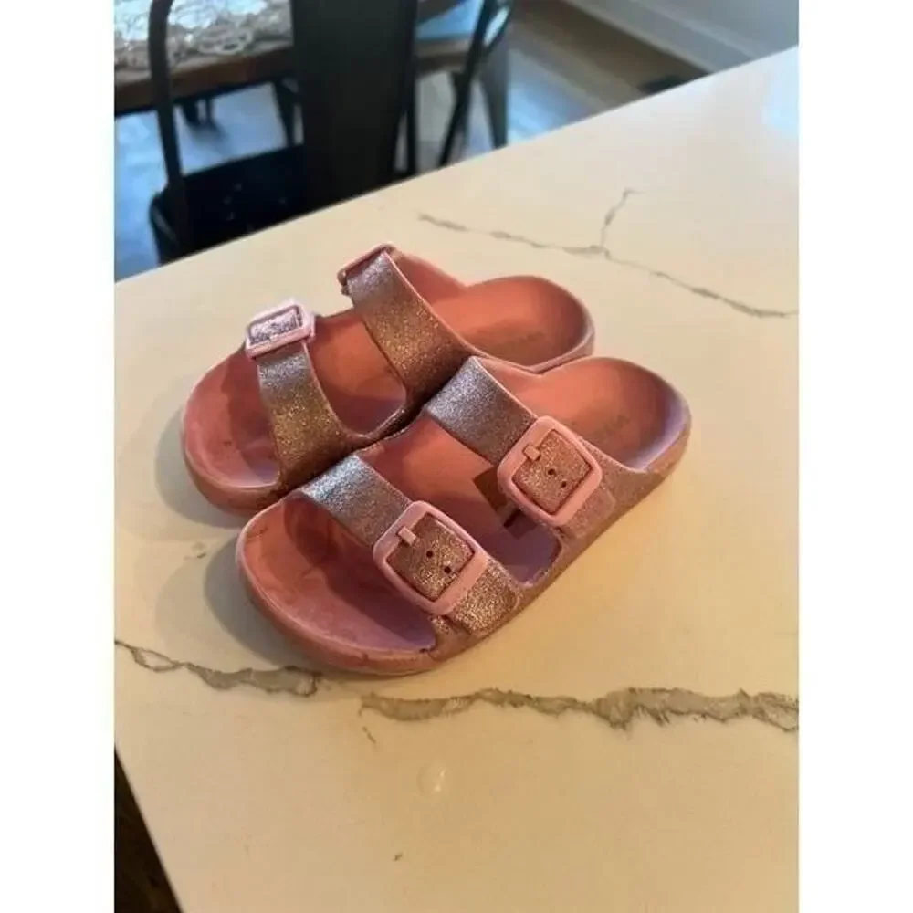 Pink‎ glitter girls 10 Sandals